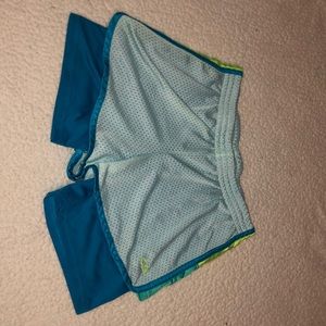 light blue active shorts